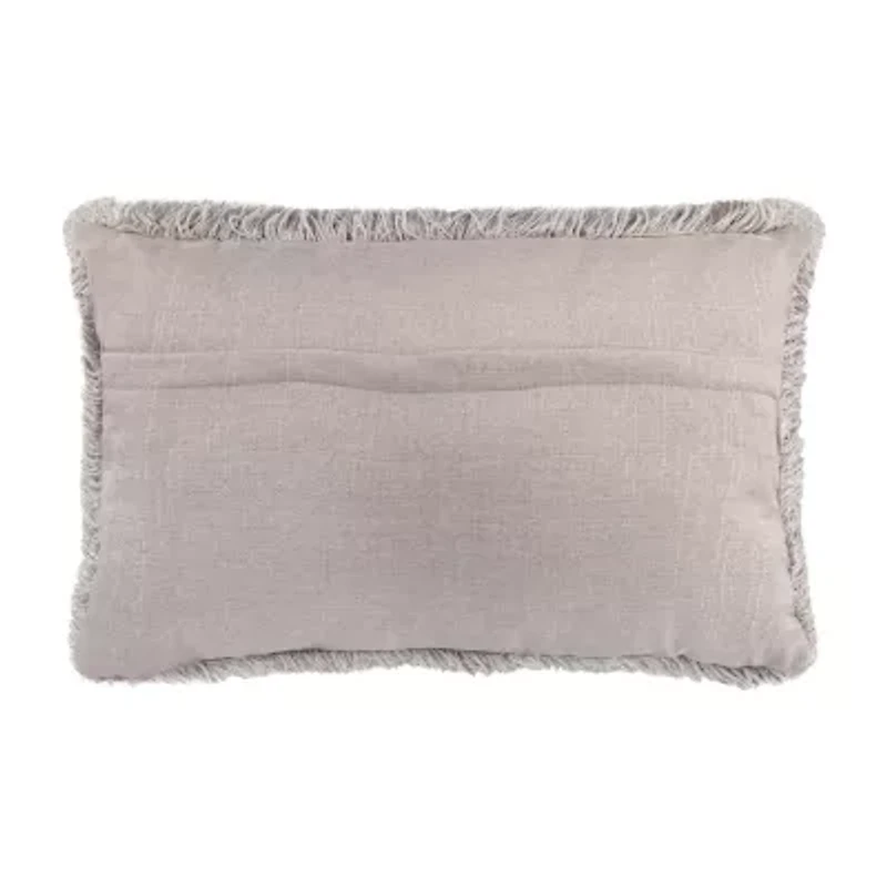 Safavieh Shag Modish Metallic Rectangular Throw Pillow