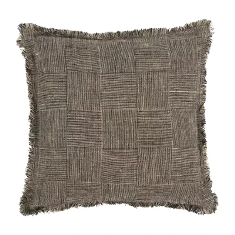 Safavieh Terra Linen Square Throw Pillow