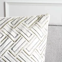 Safavieh Metallic Square Throw Pillow