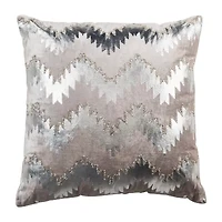 Safavieh Sophia Flamestitch Square Throw Pillow
