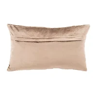 Safavieh Edmee Metallic Rectangular Throw Pillow