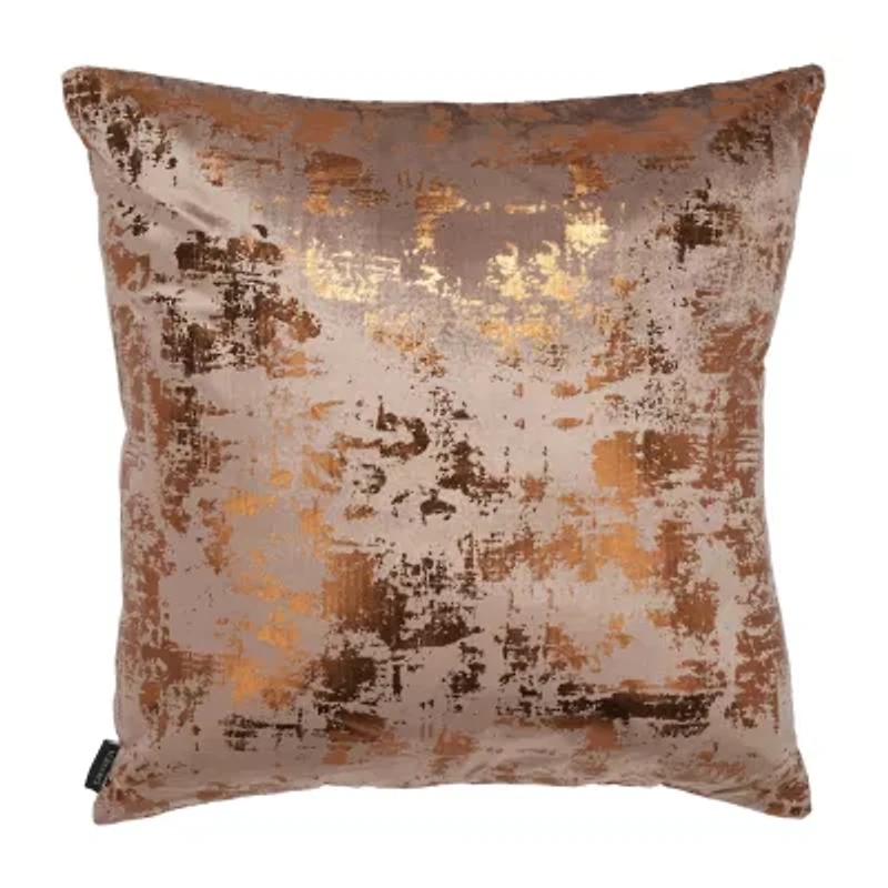 Safavieh Edmee Metallic Square Throw Pillow