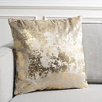 Safavieh Edmee Metallic Square Throw Pillow