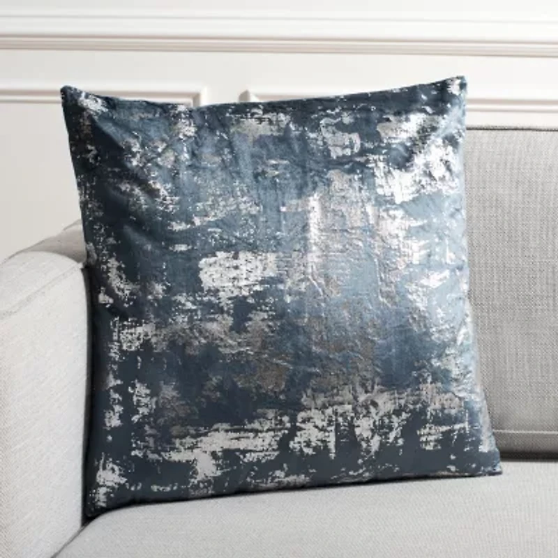 Safavieh Edmee Metallic Square Throw Pillow