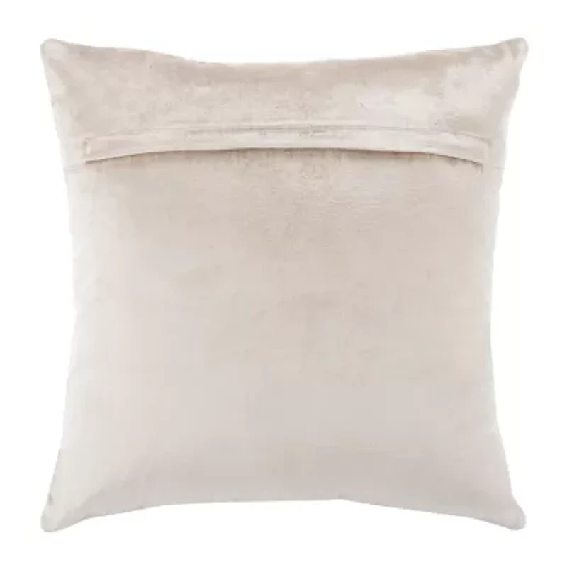 Safavieh Edmee Metallic Square Throw Pillow