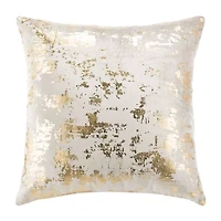 Safavieh Edmee Metallic Square Throw Pillow