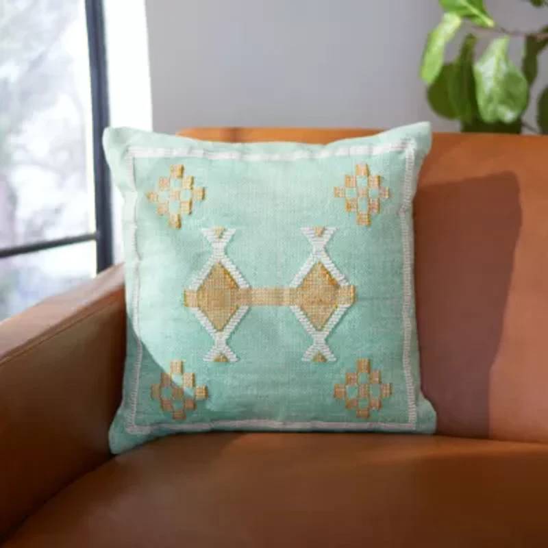Safavieh Halstead Square Throw Pillow