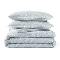 Peri Home Ikat Eyelet 3-pc. Duvet Cover Set
