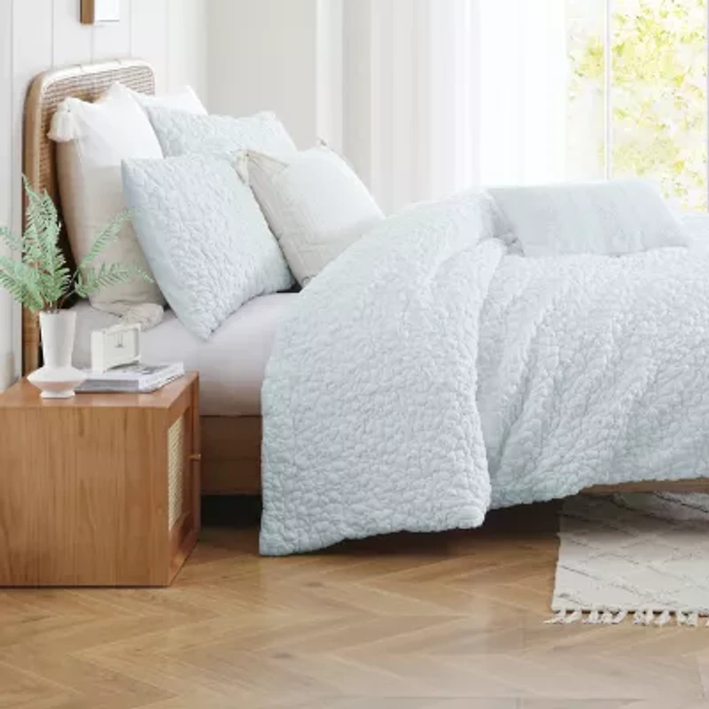Peri Home Floral Bubble 3-pc. Midweight Down Alternative Comforter Set