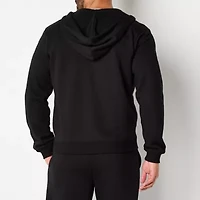 Xersion Cotton Fleece Mens Long Sleeve Moisture Wicking Zipper Active Hoodie