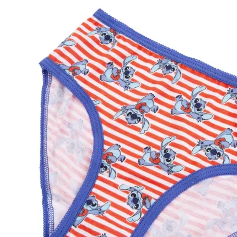 Little & Big Kid Girls Lilo Stitch 7 Pack Brief Panty Gup2081