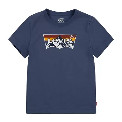Levi's Little Boys Crew Neck Short Sleeve Regular Fit Graphic T-Shirt