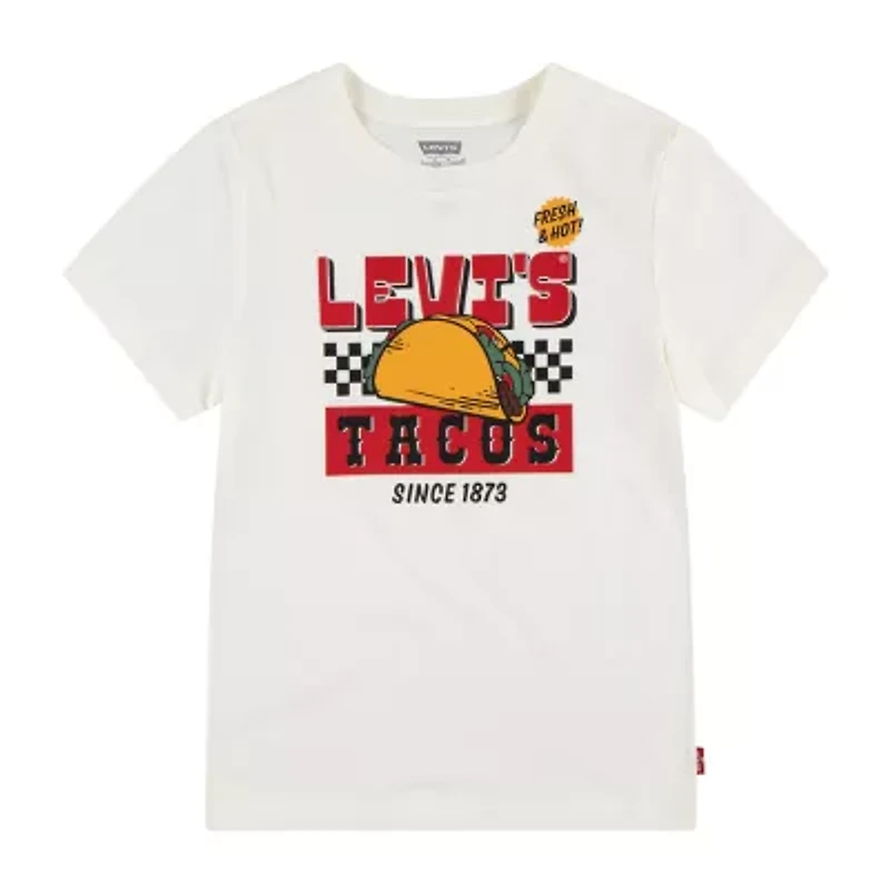 Levi's Little Boys Crew Neck Short Sleeve Regular Fit Graphic T-Shirt