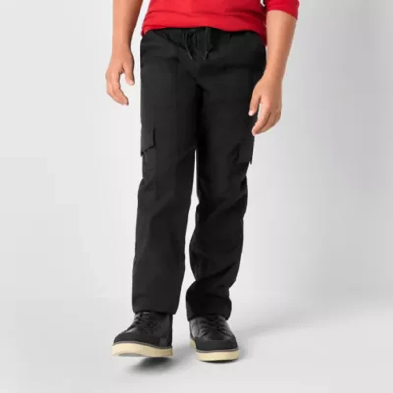 Thereabouts Pull-On Little & Big Kid Boys Straight Cargo Pant