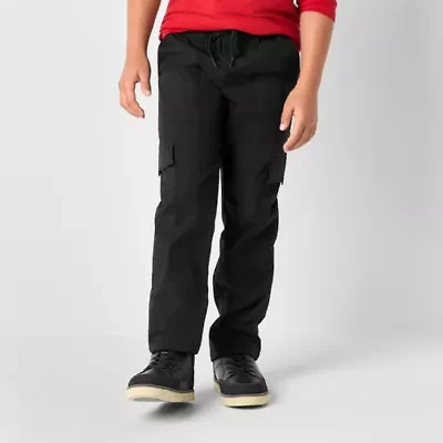 Thereabouts Pull-On Little & Big Kid Boys Straight Cargo Pant