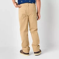 Thereabouts Little & Big Boys Adjustable Waist Stretch Fabric Straight Leg Jean