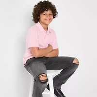 Thereabouts Little & Big Kid Boys Adjustable Waist Mid Rise Straight Leg Jean