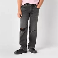 Thereabouts Little & Big Kid Boys Adjustable Waist Mid Rise Straight Leg Jean