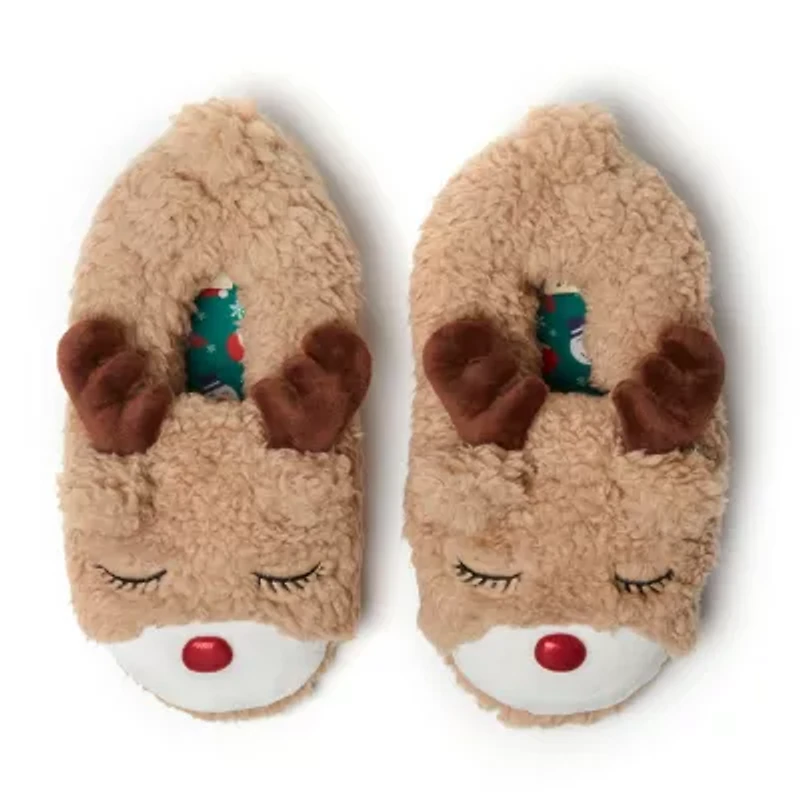 Dearfoams Adult Closed Back Unisex Memory Foam Slip-On Slippers