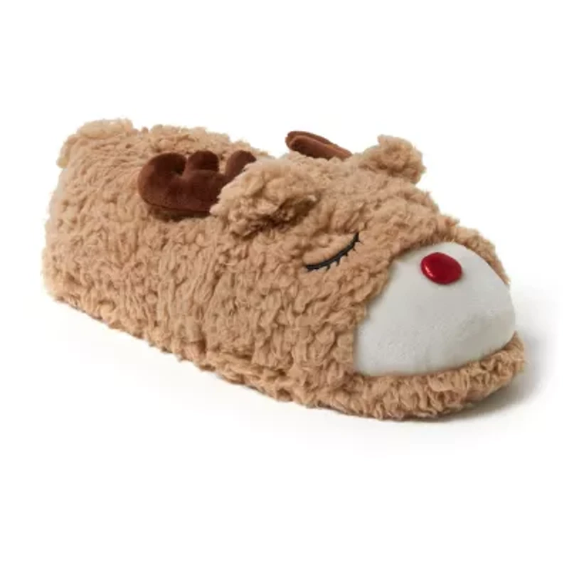 Dearfoams Adult Closed Back Unisex Memory Foam Slip-On Slippers