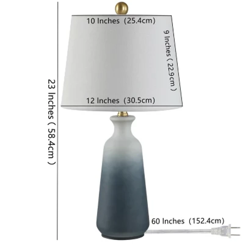 Safavieh 23" Narem Glass Table Lamp
