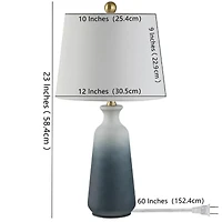 Safavieh 23" Narem Glass Table Lamp
