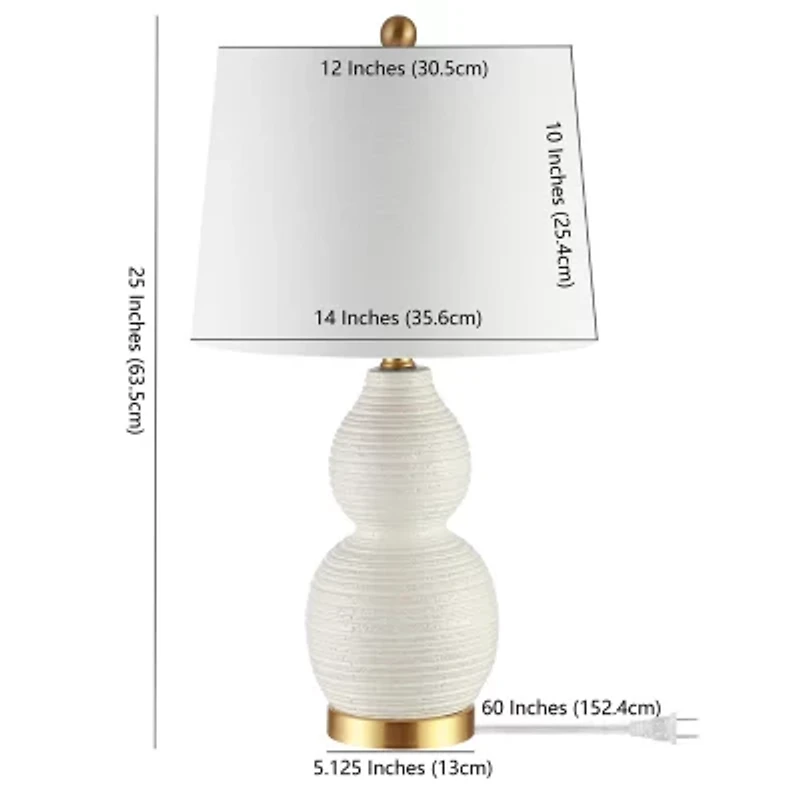 Safavieh 25.5" Darsa Ceramic Table Lamp