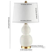Safavieh 25.5" Darsa Ceramic Table Lamp
