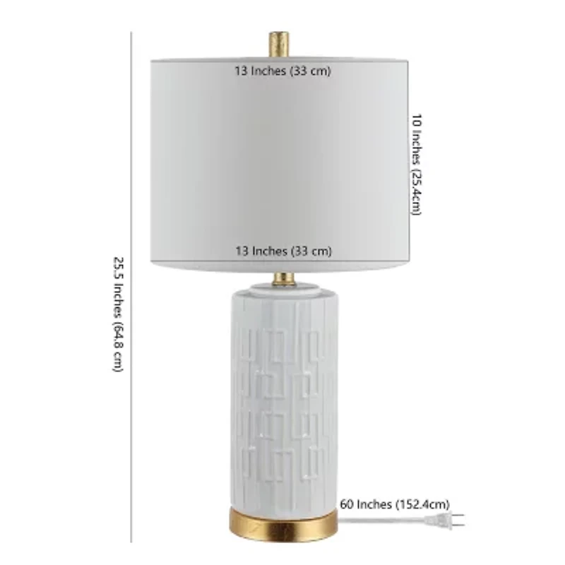 Safavieh 25" Pehonix Ceramic Table Lamp