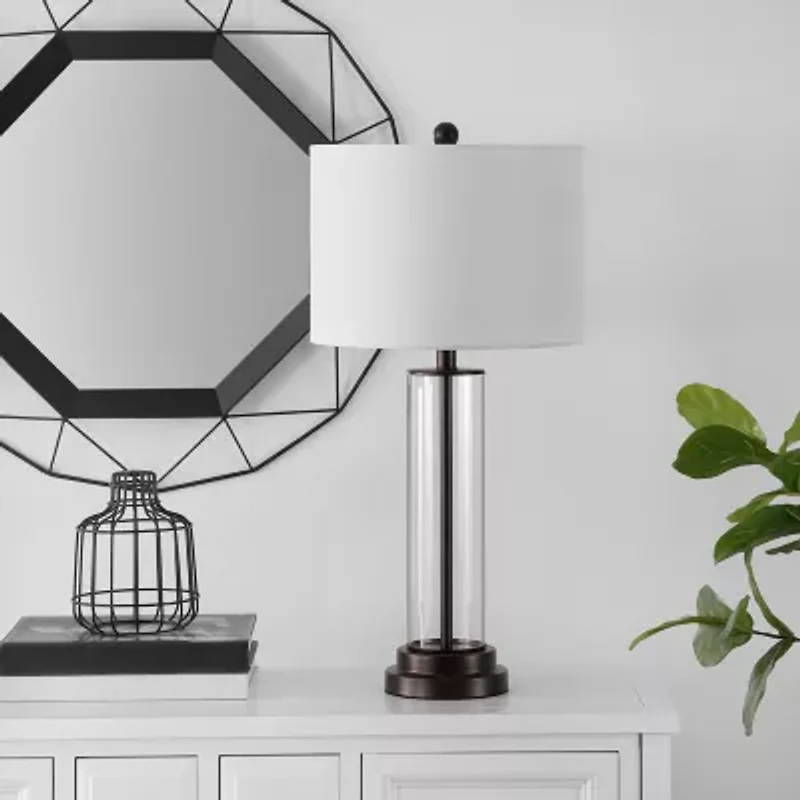 Safavieh 29.25" Cassian Glass Table Lamp