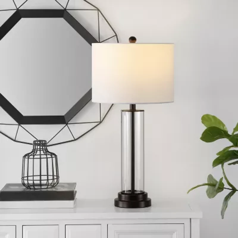 Safavieh 29.25" Cassian Glass Table Lamp