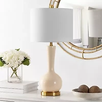 Safavieh 27.5" Gaetna Glass Table Lamp