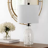 Safavieh 23" Nakula Glass Table Lamp