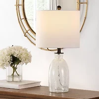 Safavieh 23" Nakula Glass Table Lamp