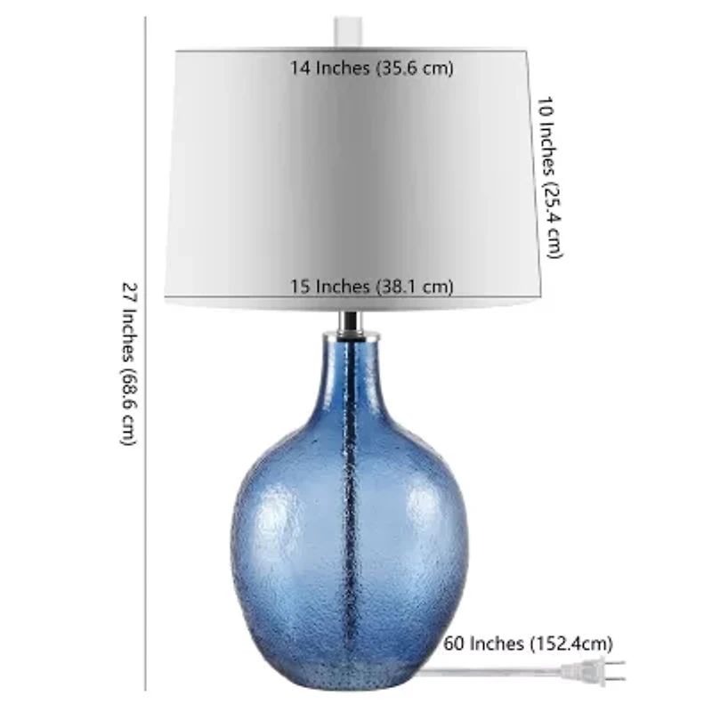 Safavieh 26" Nadine Glass Table Lamp