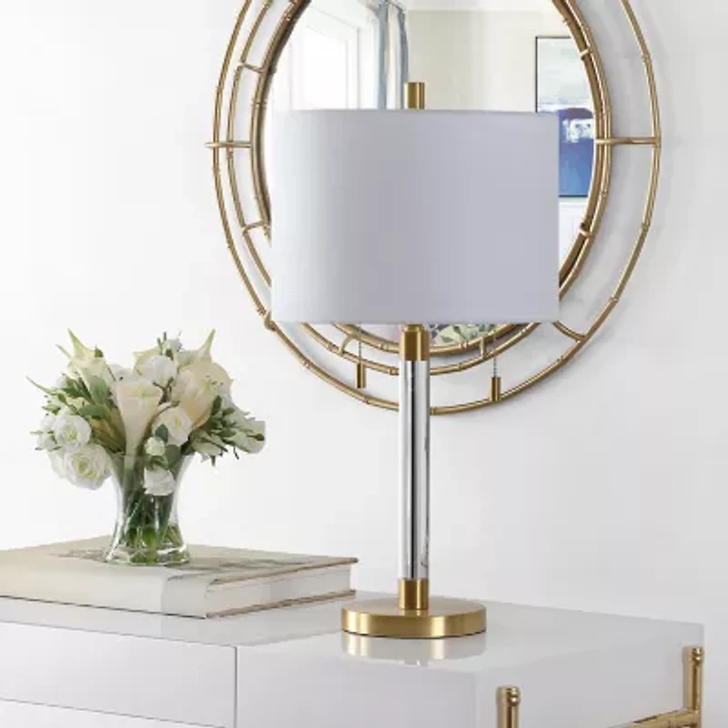 Safavieh 26.5" Bixby Glass Table Lamp