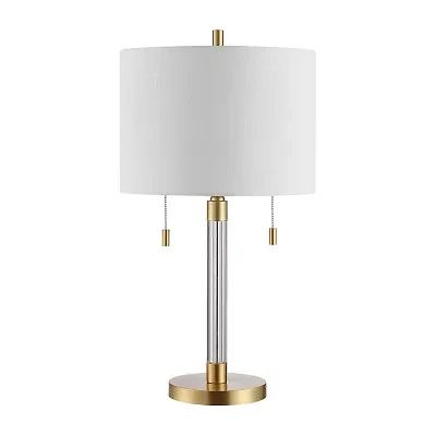 Safavieh 26.5" Bixby Glass Table Lamp