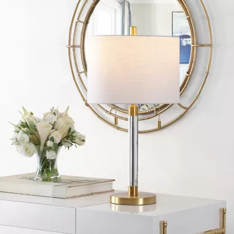 Safavieh 26.5" Bixby Glass Table Lamp