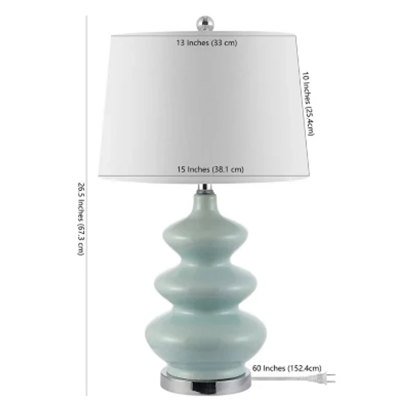 Safavieh 27.5" Brielle Ceramic Table Lamp