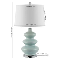 Safavieh 27.5" Brielle Ceramic Table Lamp