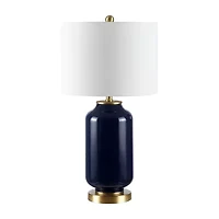 Safavieh 26" Amaia Glass Table Lamp