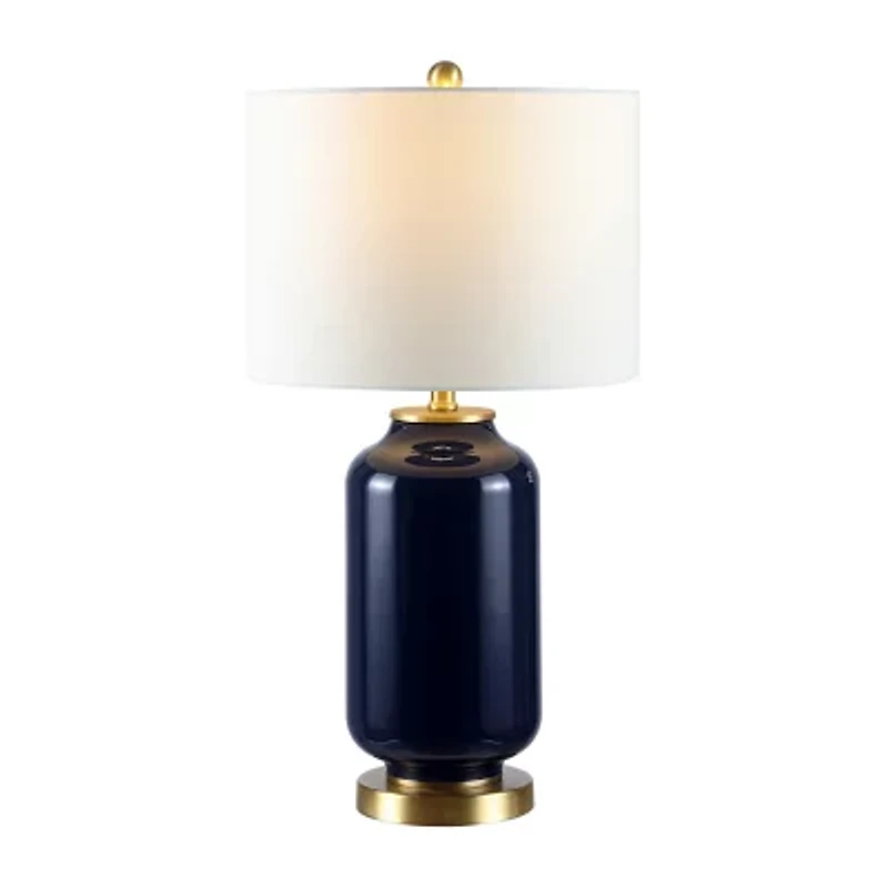 Safavieh 26" Amaia Glass Table Lamp