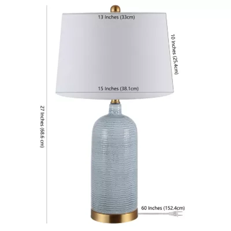 Safavieh 27" Stark Ceramic Table Lamp