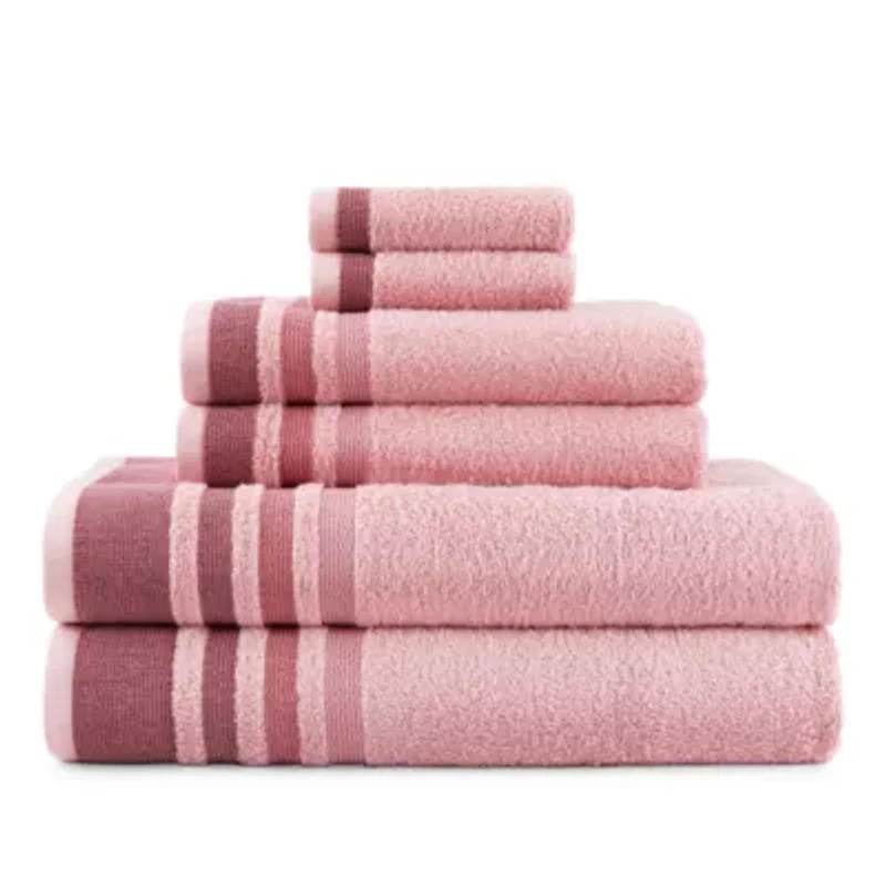 Home Expressions Solid & Stripe Bath Towel