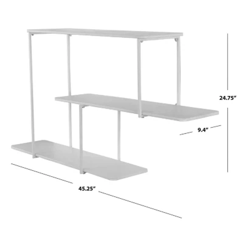 Safavieh 45.3" X 24.75" Anthe Wall Shelf