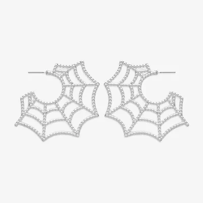 Mixit Halloween Web Womens Drop Earrings