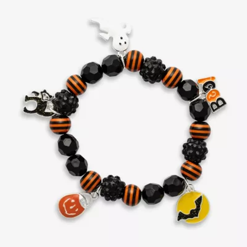 Mixit Halloween Womens Beaded Bracelet