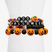 Mixit Halloween Pumpkin Womens 4-pc. Bracelet Set