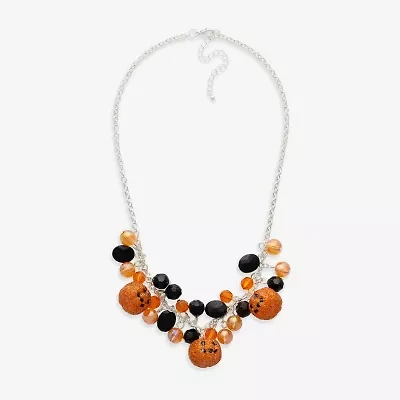 Mixit Halloween Pumpkin Womens 19 1/2 Inch Pendant Necklace