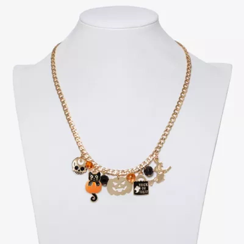 Mixit Halloween Womens 19 Inch Pendant Necklace